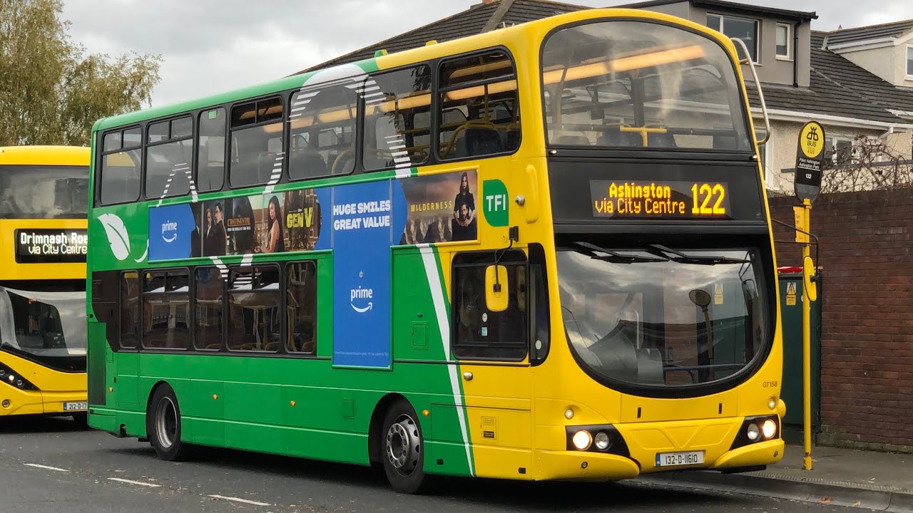 Dublin Bus | Wright Gemini 2 Volvo B9TL | GT158 (132-D-11610) | 122 to Ashington