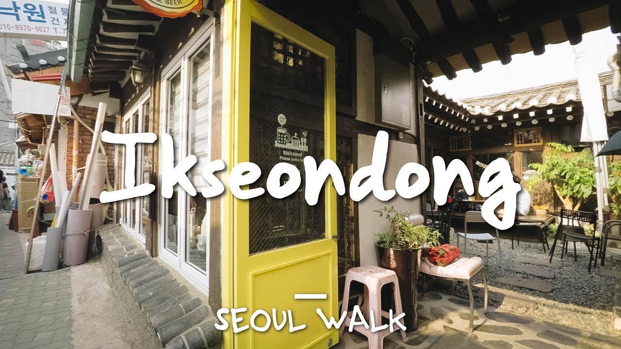 Seoul Walk with Commentary: Ikseondong (익선동 한옥마을), @Line 1, 3, 5 - Seoul, South Korea [4K]