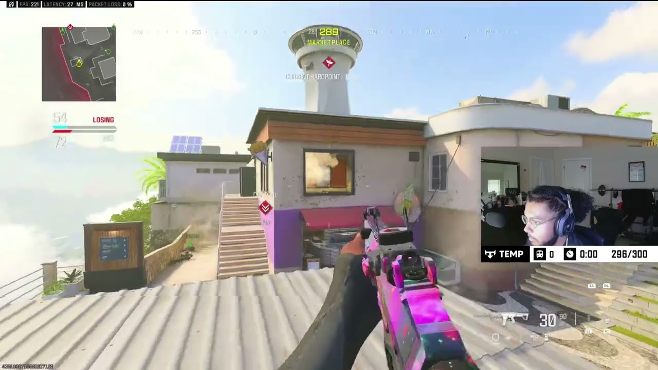 Temp Losing Full Scrimming FaZe on Vista!