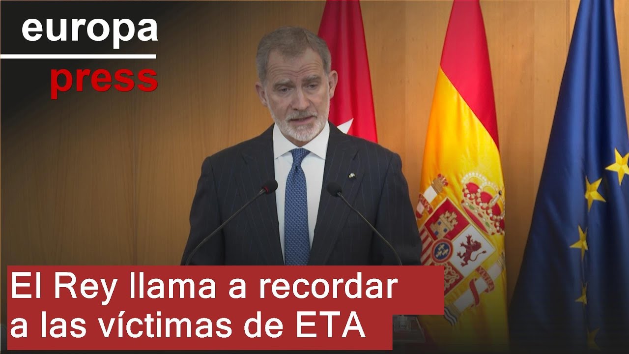 El Rey llama a recordar a las víctimas de ETA