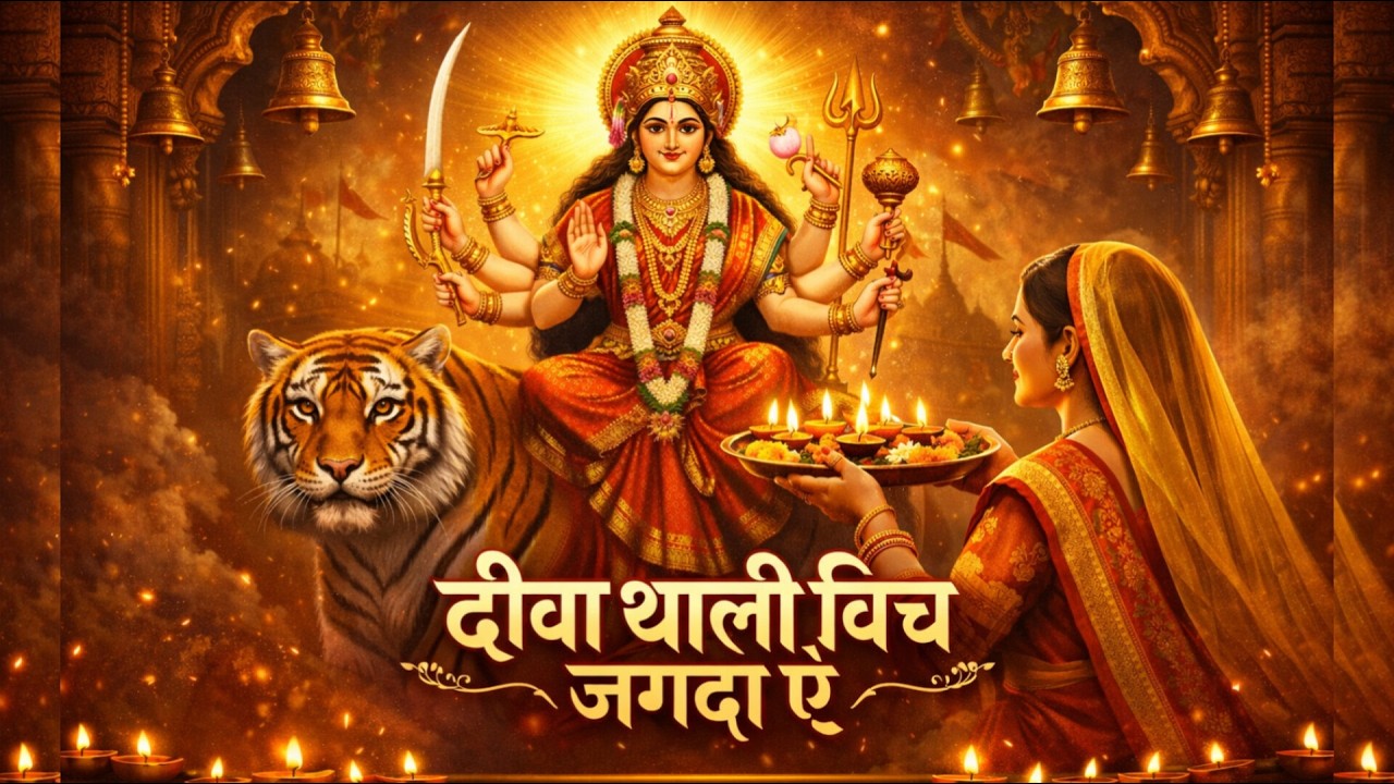 दीवा थाली विच जगदा ए | Sherawali Mata Bhajan | Mata Rani Bhakti Song | Navratri Bhajan 2026