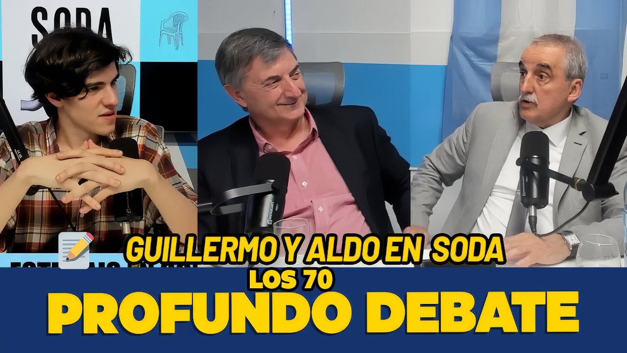Guillermo Moreno con Aldo Duzdevich en 