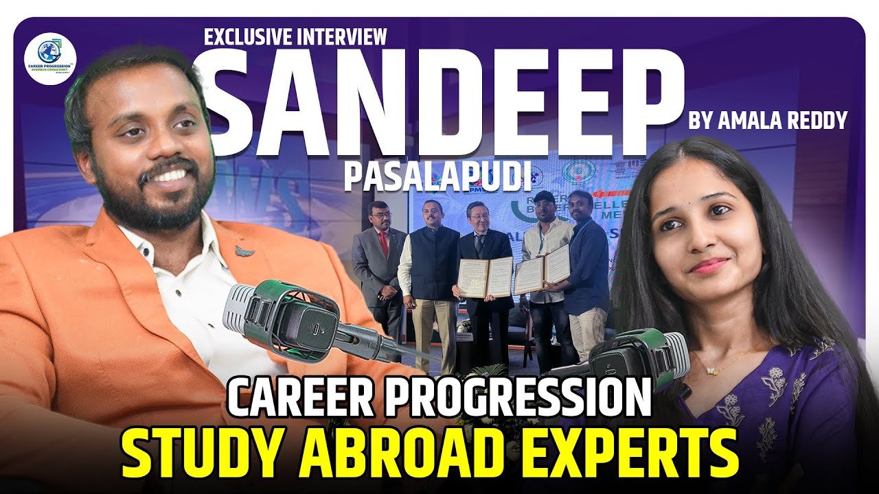 Career Progression Study abroad Experts Exclusive Interview with CEO Sandeep Pasalapudi