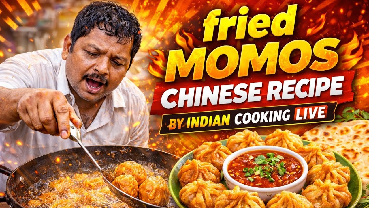 Fried Momos banane ka Sahi Tarika - Crispy Momos Recipe - Indian Cooking Live