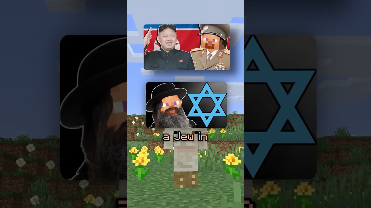 Would You Rather Be NORTH KOREAN or JEWISH in Minecraft? #minecraft