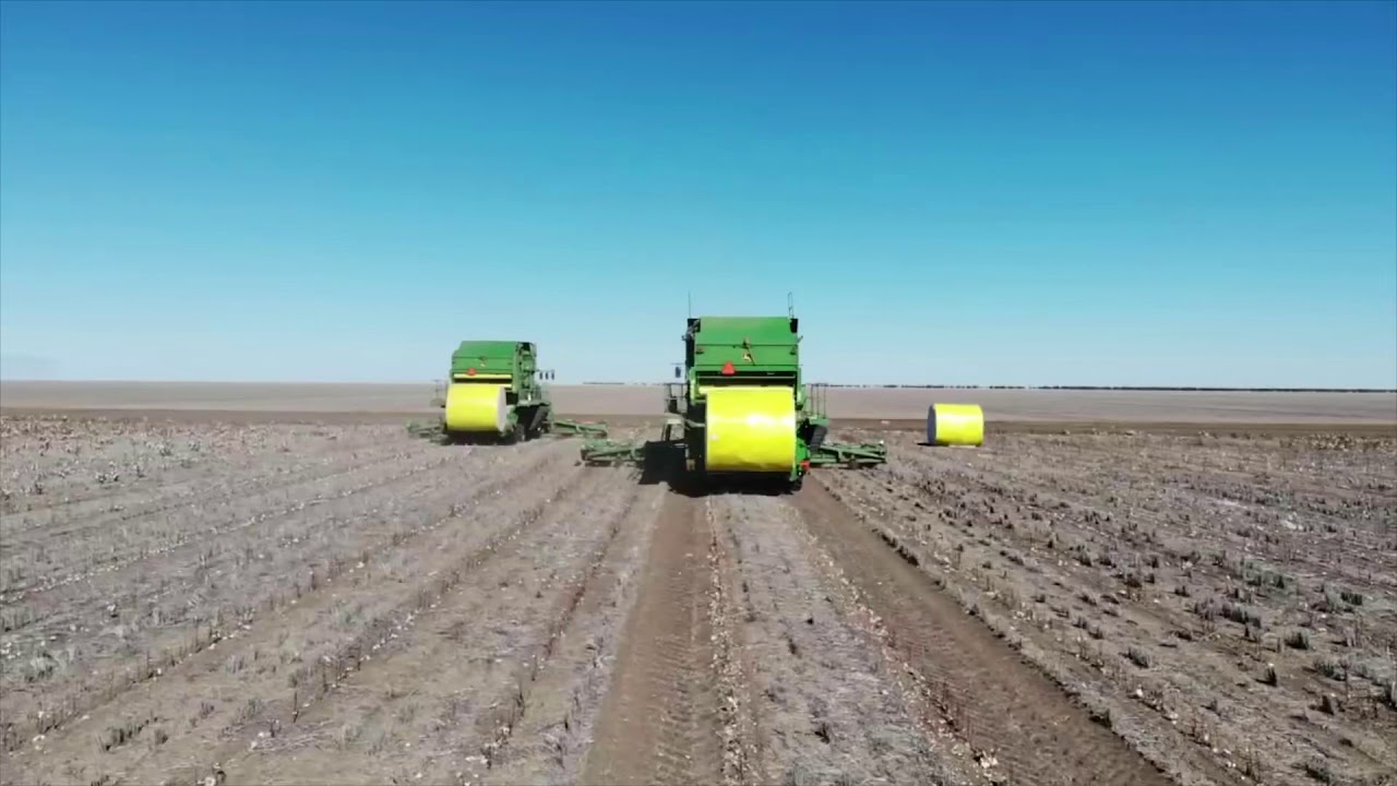 2 x CS690 Cotton Strippers harvesting Australia 2019