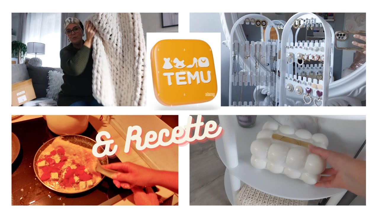 COMMANDE TEMU RECETTE & PROJET CUISINE