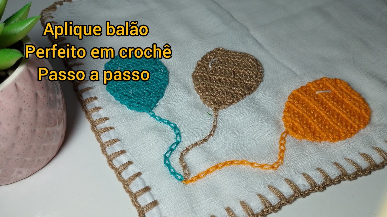 Aplique balão perfeito, para fralda de boca de bebê, passo a passo