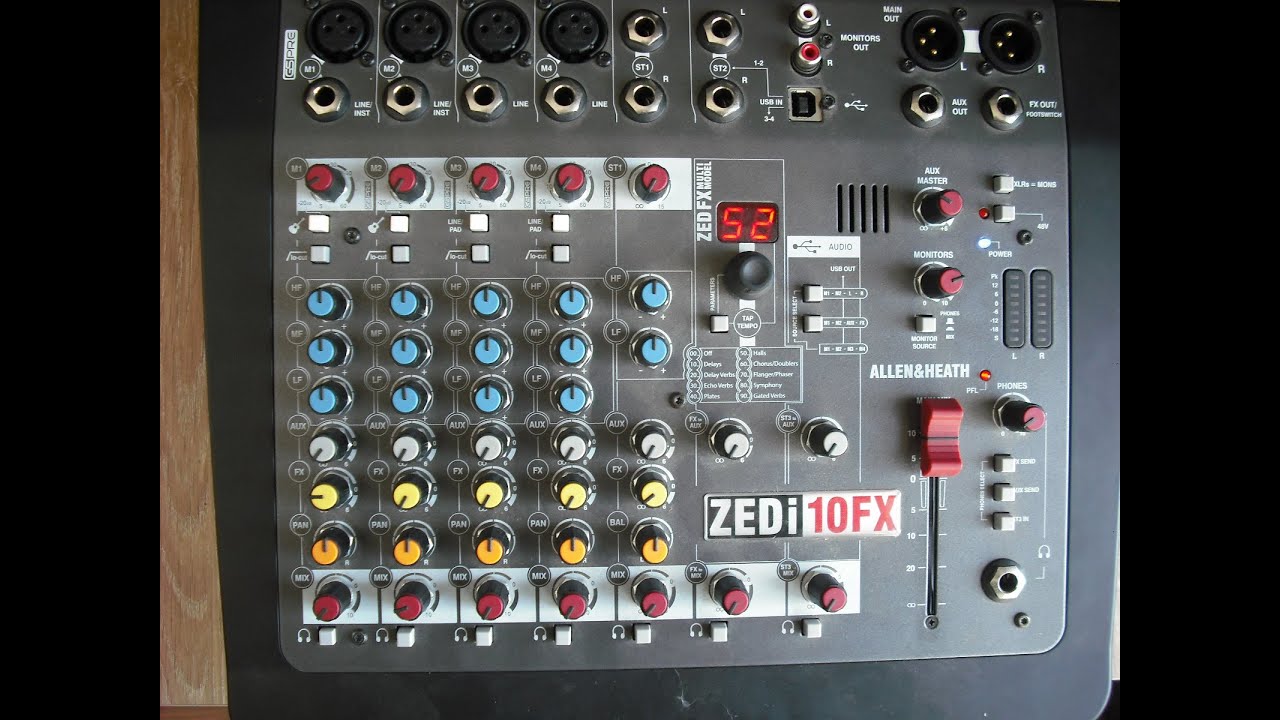 ZEDi 10FX Guitar mixer repair after a power grid surge.