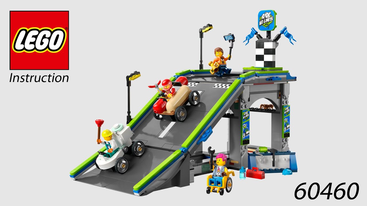 LEGO Instruction - City - 60460 - No Limits: Race Car Ramp Track