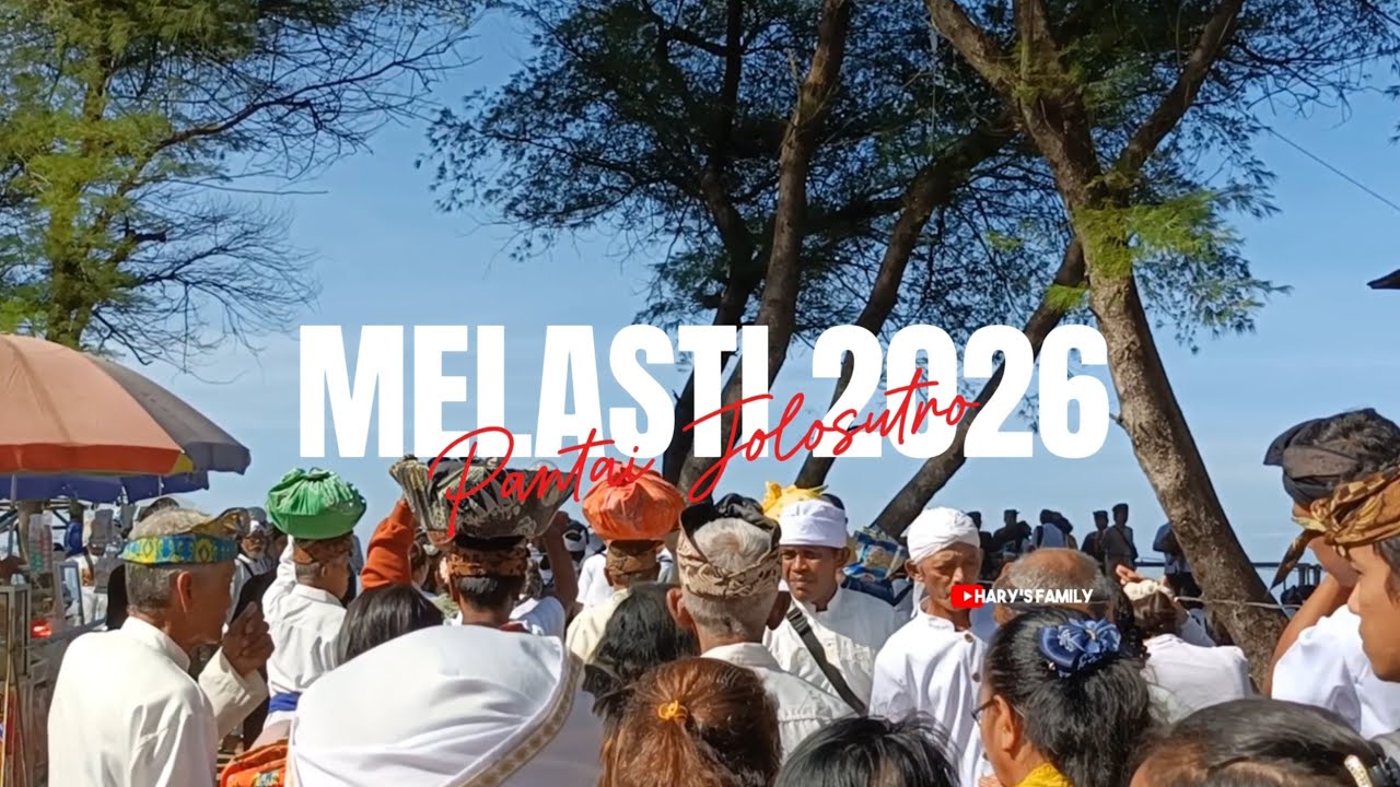 Melasti di pantai Jolosutro Blitar 2026 #melasti #pantaijolosutro #harysfamily #2026