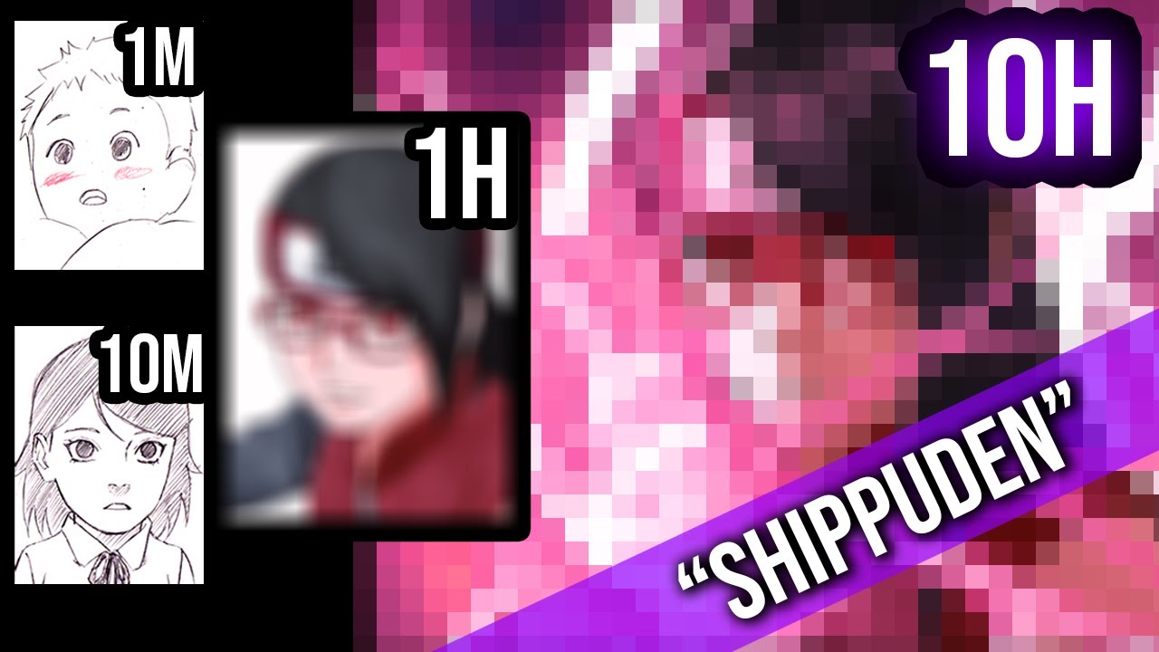 Drawing CHALLENGE |1M, 10M, 1H, 10H| SARADA UCHIHA #NARUTUBRO