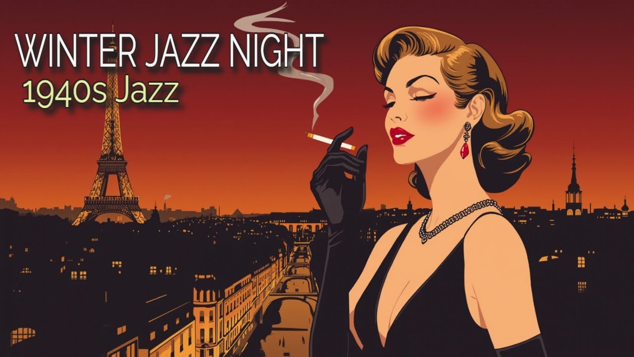👉 WINTER JAZZ NIGHT | COZY 1940s VINTAGE JAZZ PLAYLIST