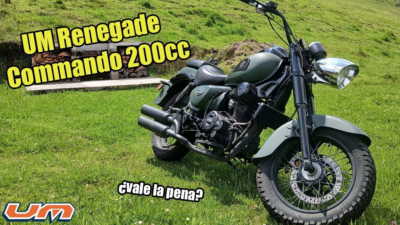 Así es la UM Rennegade Commando 200cc