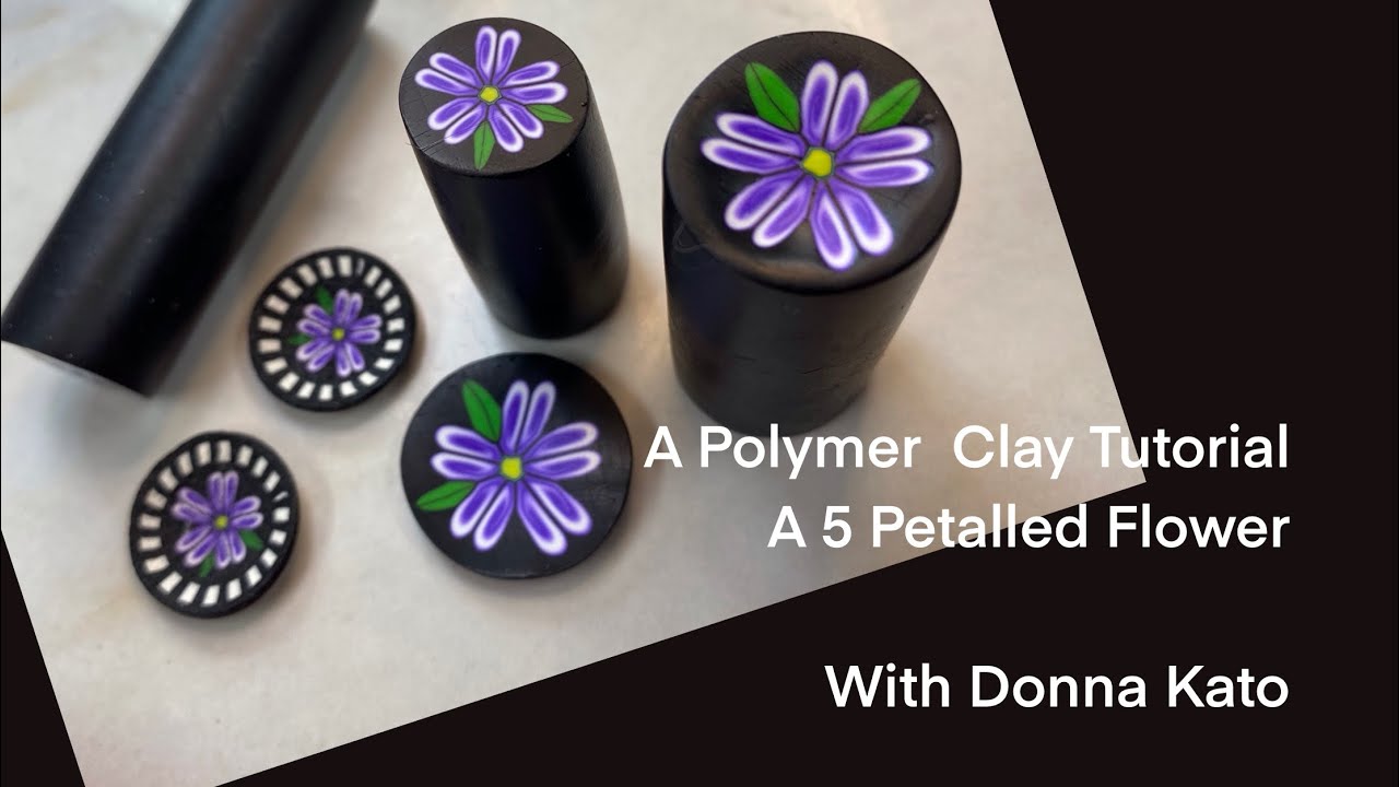 A Polymer Clay Tutorial: A 5 Petalled Flower. It&rsquo;s Easy!