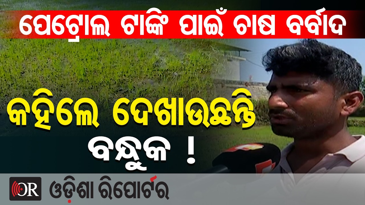 ପେଟ୍ରୋଲ ଟାଙ୍କି ପାଇଁ ଚାଷ ବର୍ବାଦ, କହିଲେ ଦେଖାଉଛନ୍ତି ବନ୍ଧୁକ! | Odisha Reporter