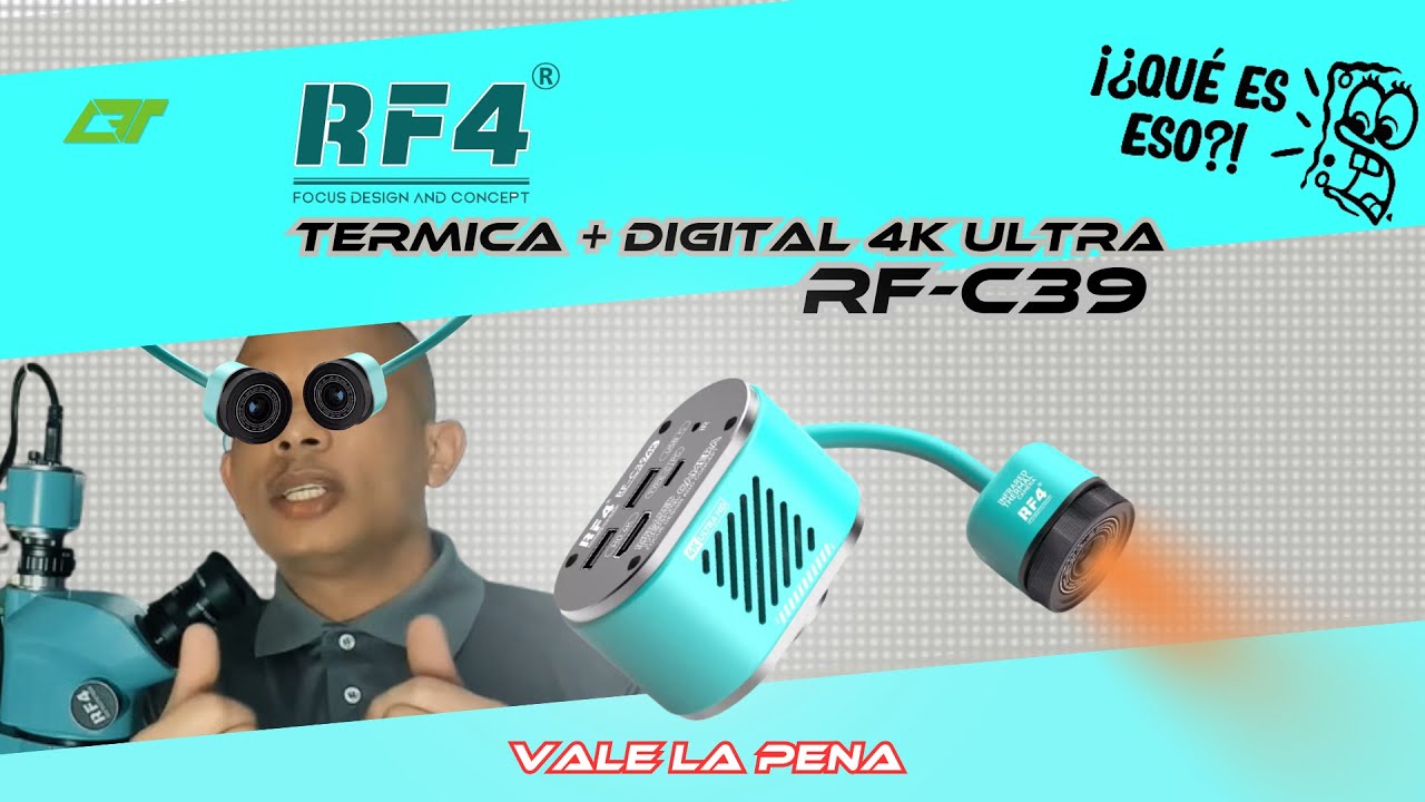 VALE LA PENA comprar RF-C39 de RF4 en el 2024 CAMARA DIGITAL MICRO + CAMARA TERMICA