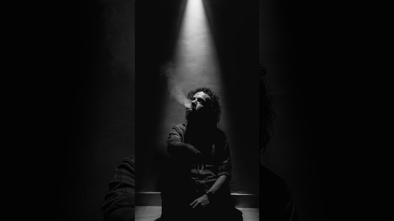 Create the spotlight effect with Godox V1 flash #studiolighting #photography #tipsandtrick #creative