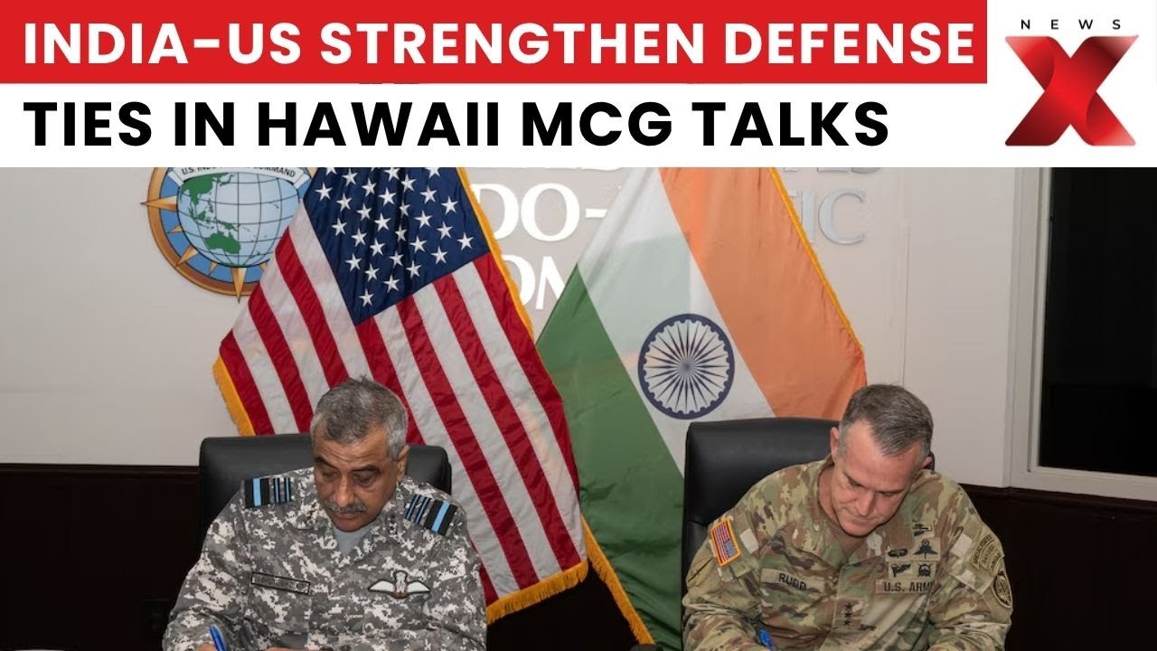India-US Defense Ties: 22nd MCG Talks Advance Cybersecurity, Joint Training | NewsX