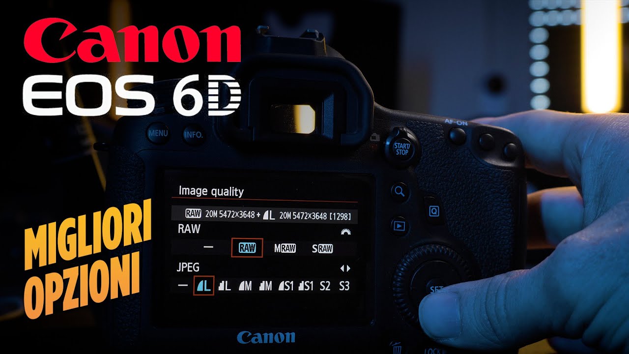 Come usare CANON 6D MIGLIORI IMPOSTAZIONI per foto e video miglior fotocamera qualit&agrave; prezzo 2023