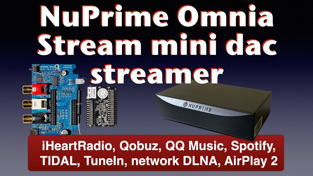 Стример NuPrime Omnia Stream Mini DAC