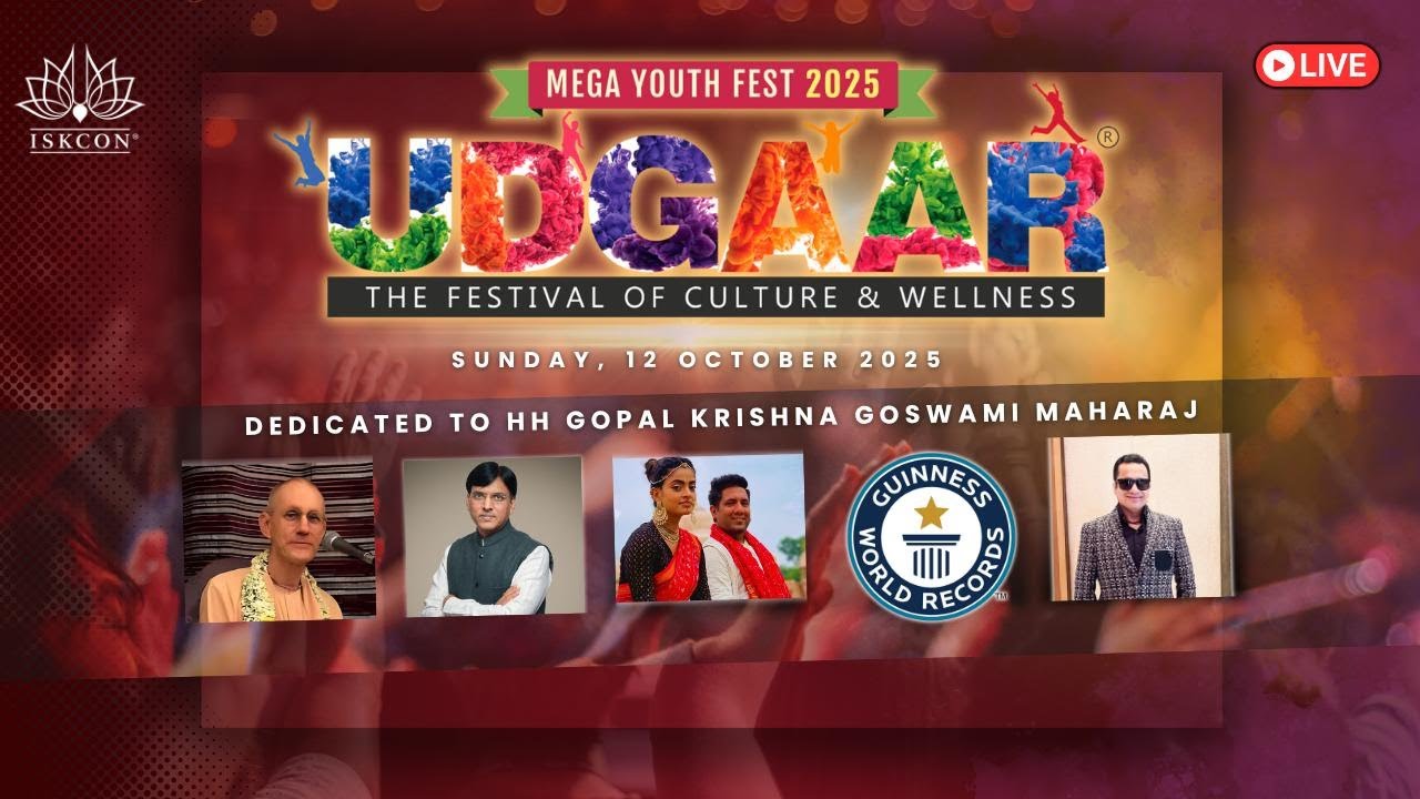 UDGAAR 2025 |15000 Youths | ISKCON | The Festival of Culture & Wellness