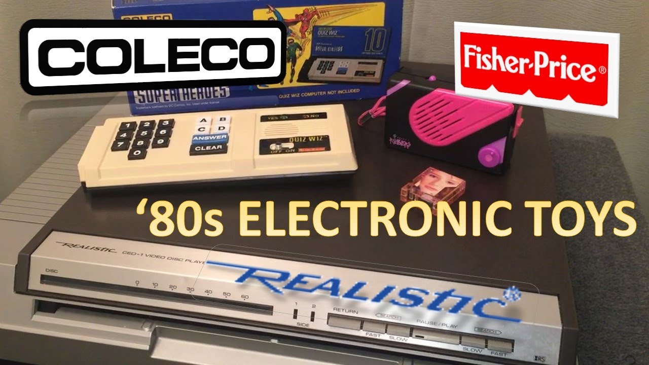 '80s Toys: Realistic CED Player - Pocket Rocker - Coleco Quiz Wiz