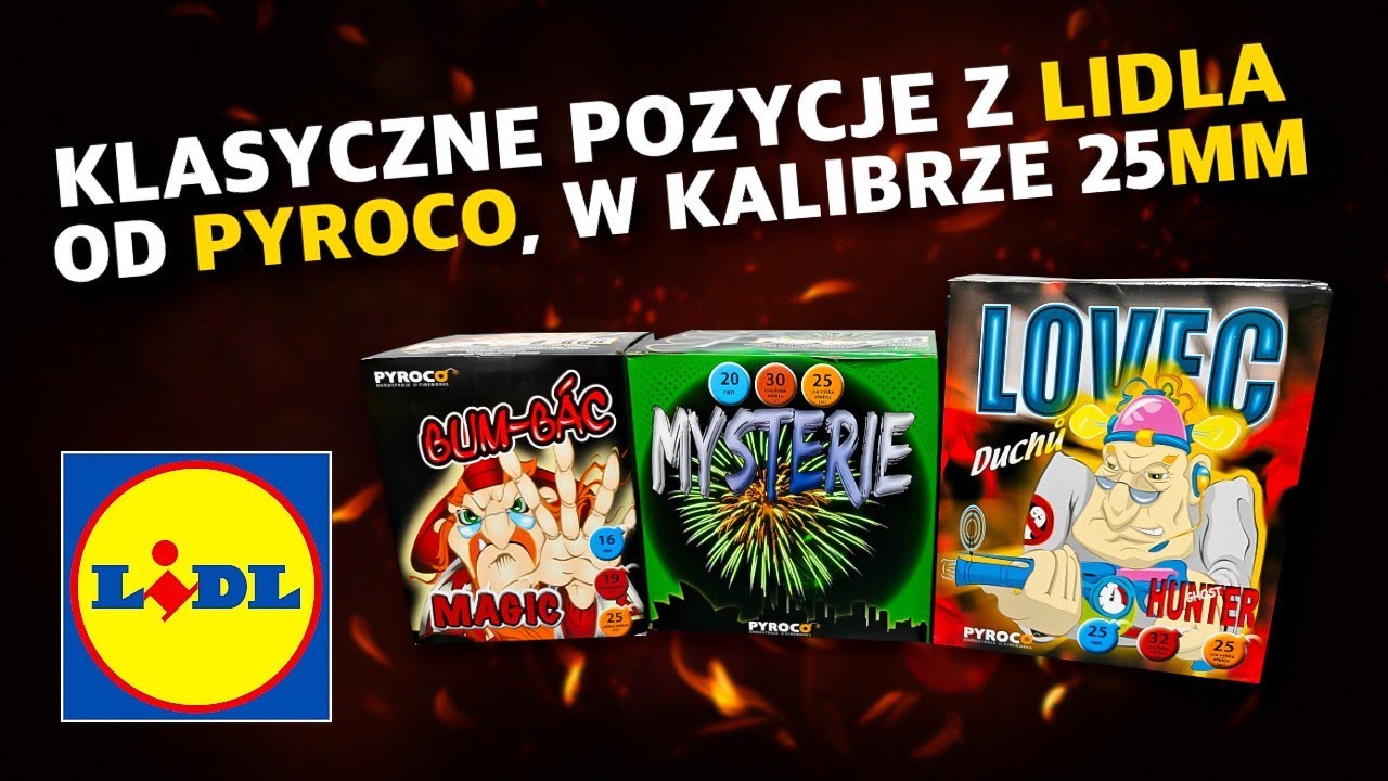 Fajerwerki z Lidla Bum Bac, Mysterie, Lovec Klasyki trzymają poziom? Testujemy Pyroco!