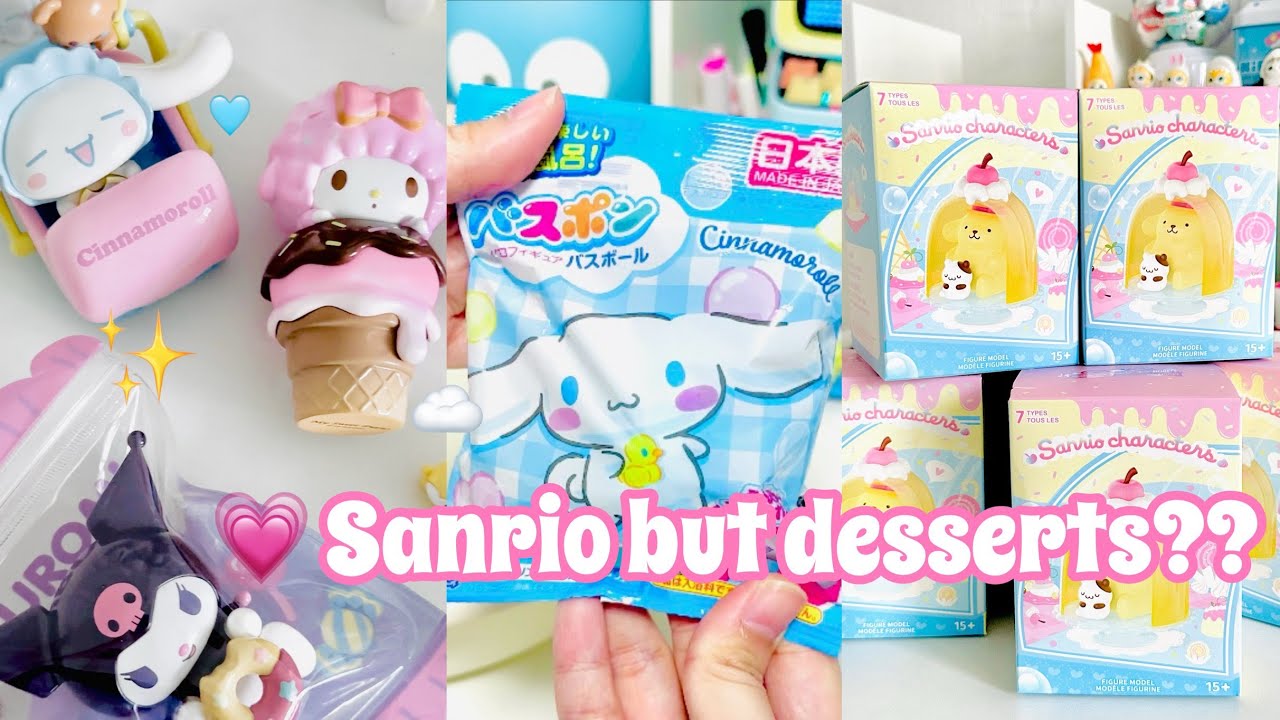 🥲🥲 I can’t eat them?? 🩵 weekly sanrio shopping haul / unboxing vlog 🛒 🛍️