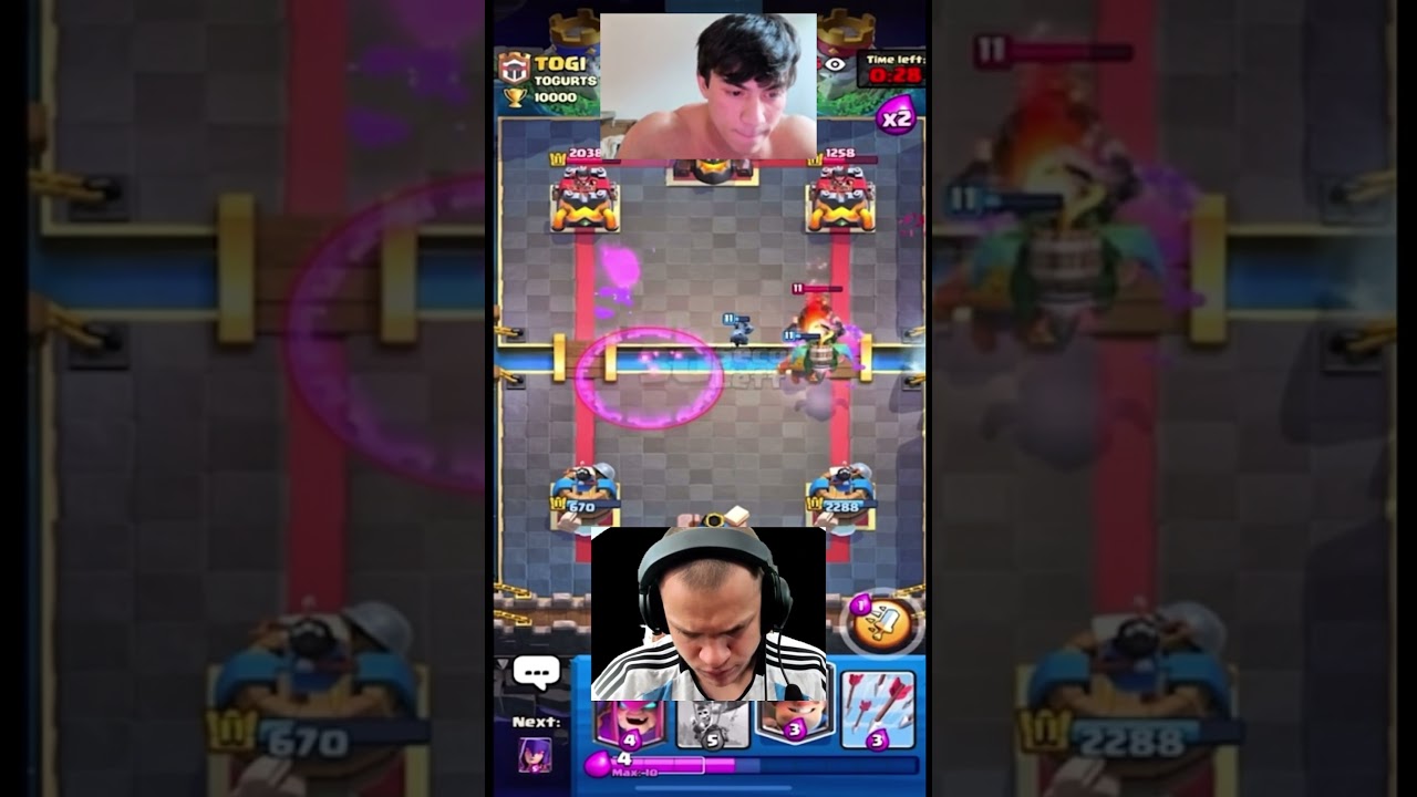 Togi wins Jynxzi in clash royale&hellip;.  #togi #gym #fitness