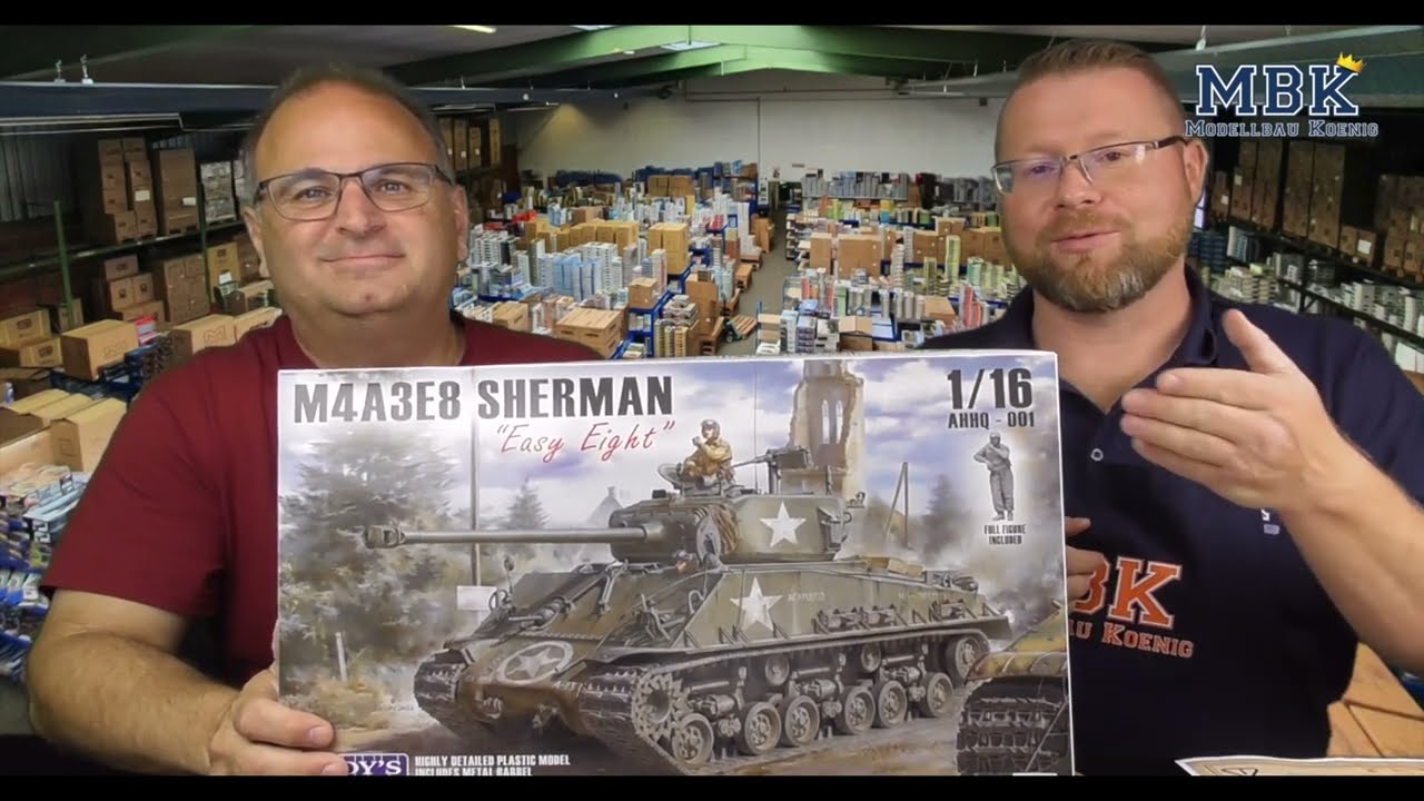 MBK packt aus SPEZIAL - 1:16 M4A3E8 Sherman 