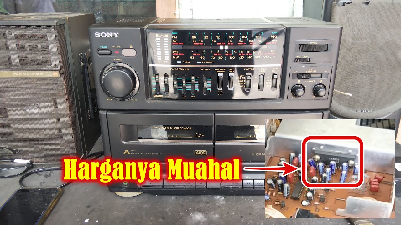 Servis Tape Sony CFS-KW775 Rusak Tidak Bunyi