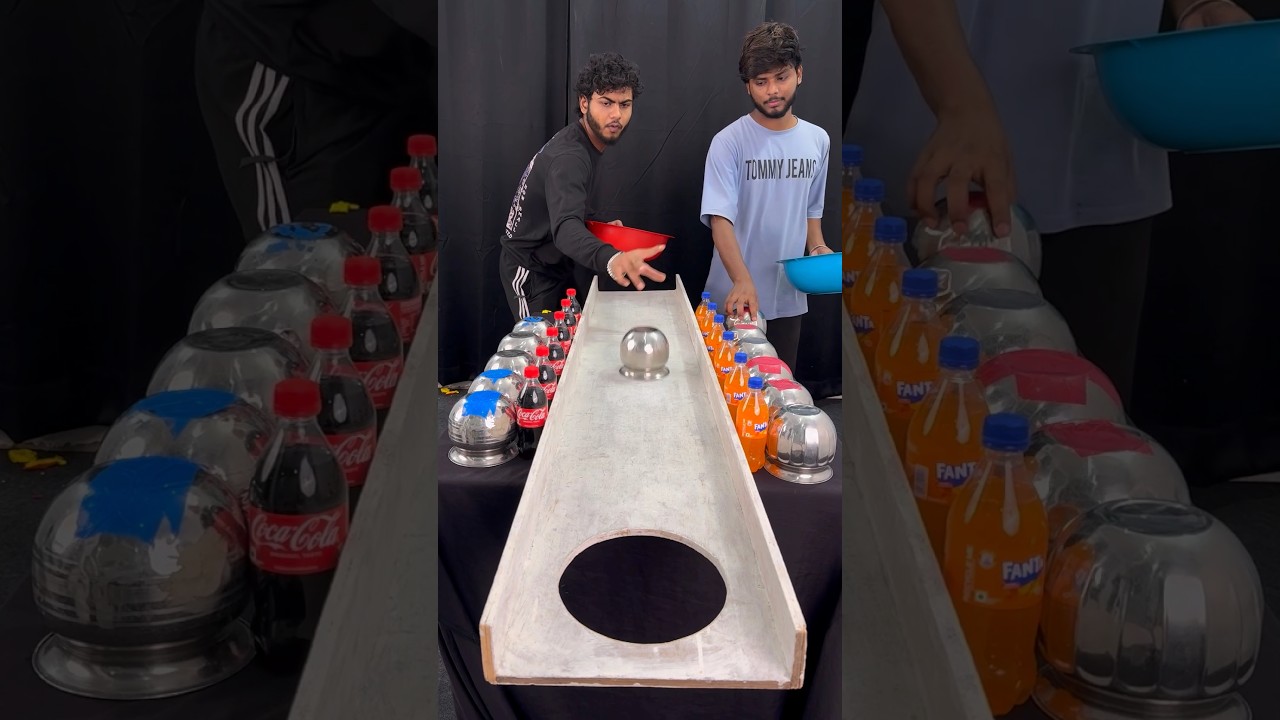 Swipe Lota Winner Cold drink challenge brother vs brother #shorts