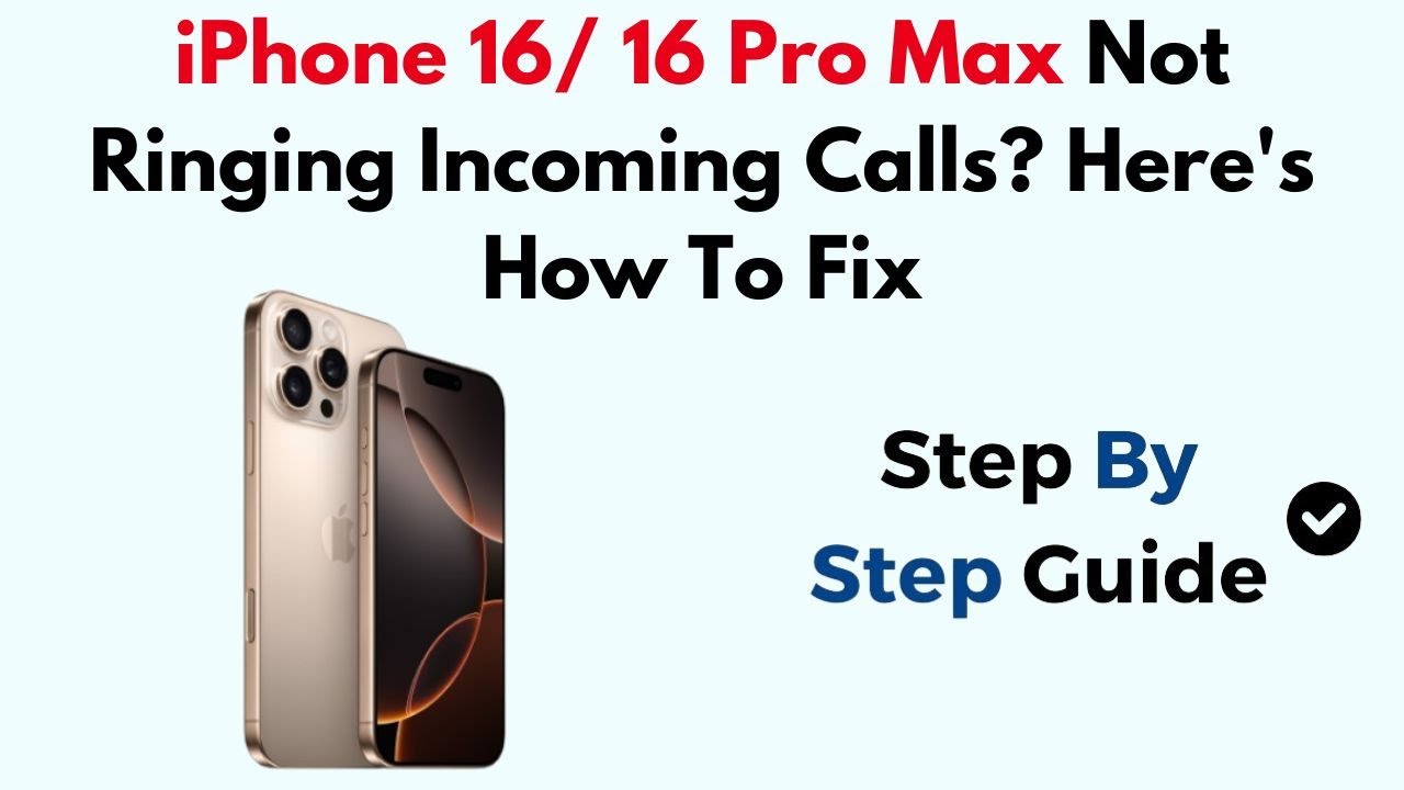 iPhone 16/16 Pro Max не отвечает на входящие звонки? Вот как это исправить