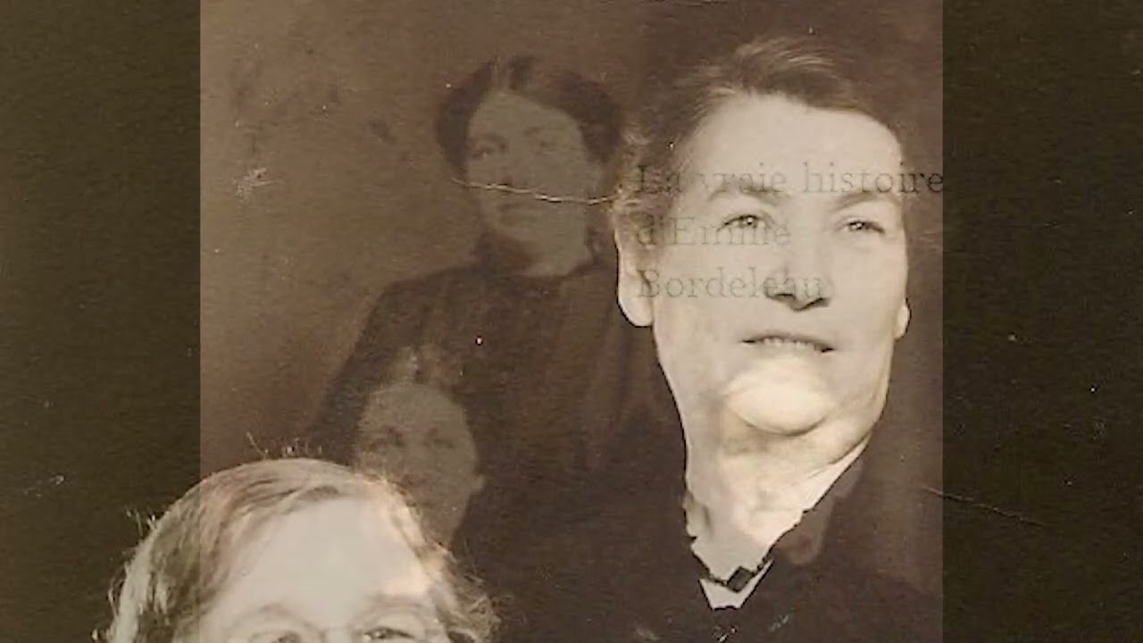 Le cimetière de Saint-Tite et la famille d'Ovila Pronovost.
