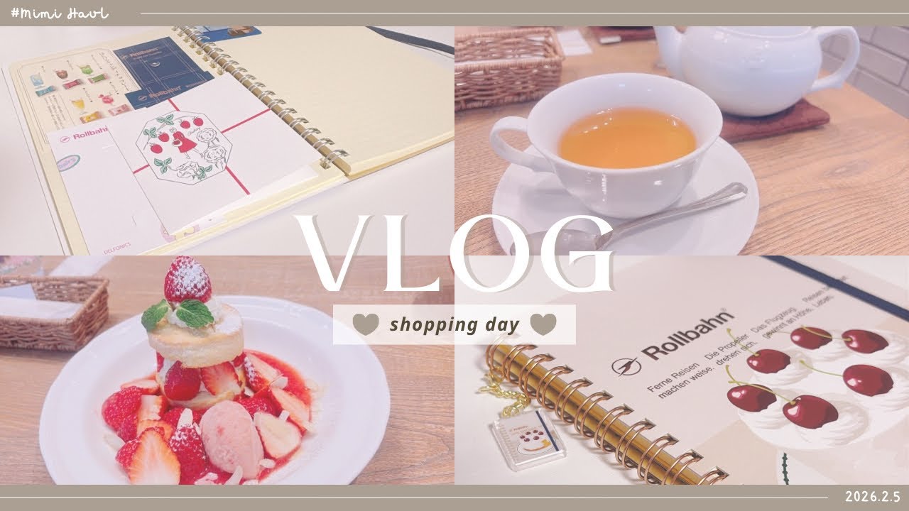 【vlog♯10】文房具購入品紹介🛍⸝⸝‖Shopping Day𓂃 ݁₊˚‖文房具沼
