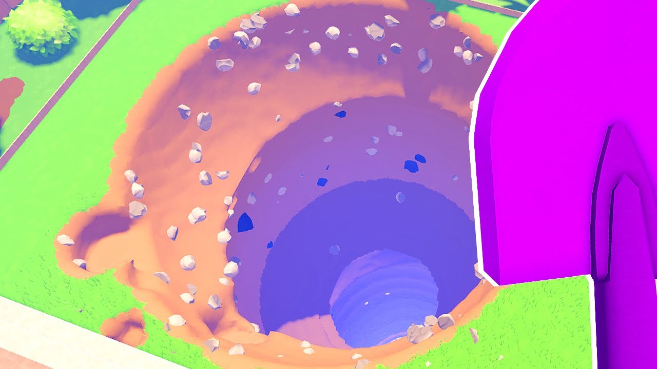 CAVEI UM BURACO ATE A CHINA no Roblox POR DINHEIRO