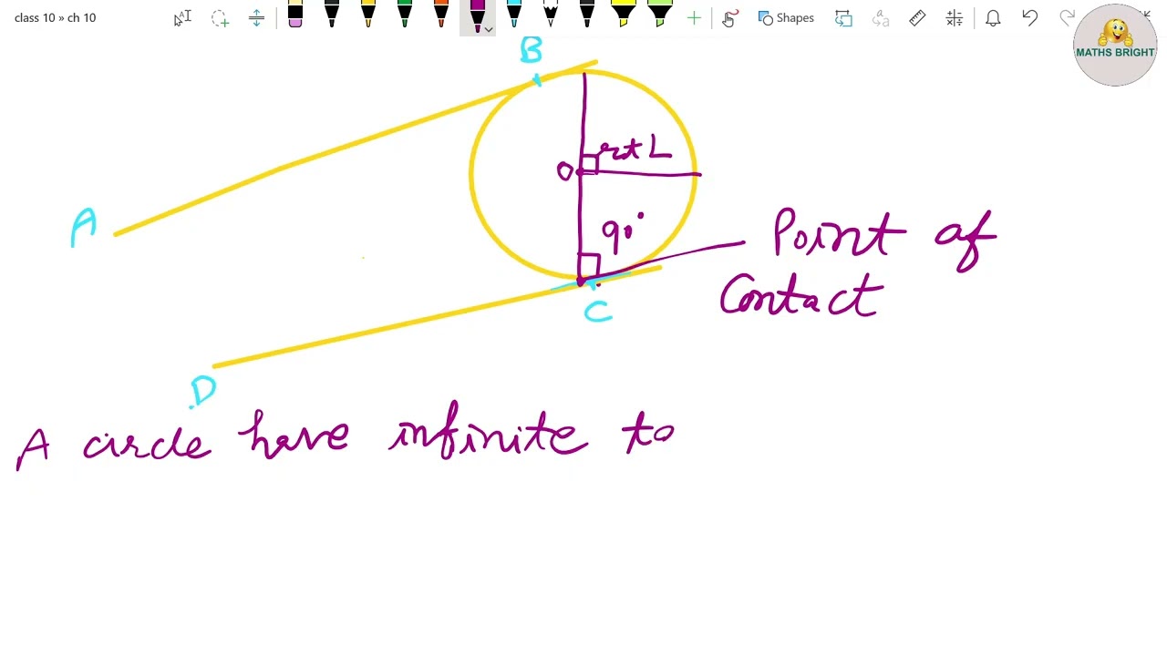 Class 10 Introduction to tangents | CIrcles | Math Chapter 10 | CBSE Class 10 #maths #pw