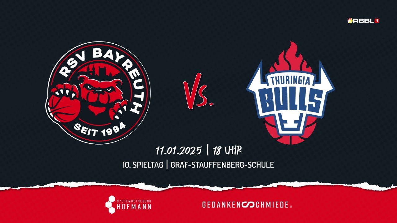 🔴🏀 RSV Bayreuth 🆚 Thuringia Bulls | #RBBL 2024/2025 | Rollstuhl Basketball Bundesliga