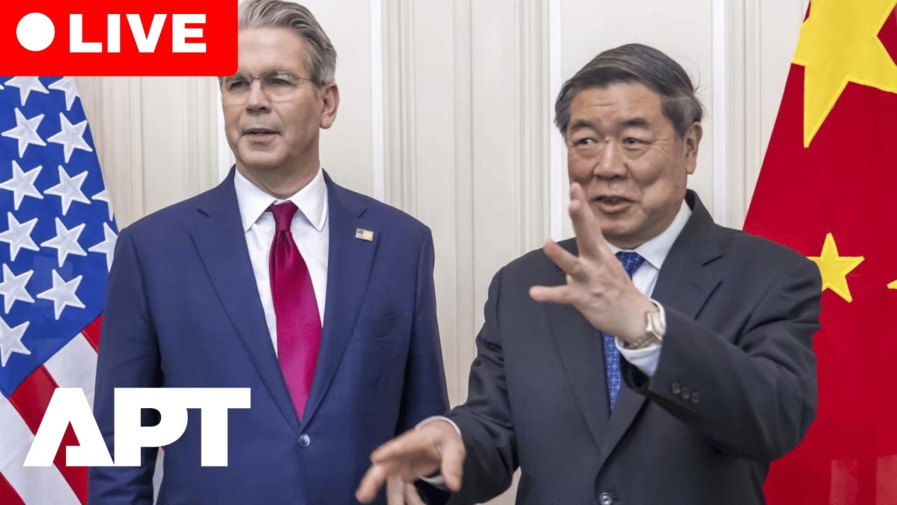 LIVE: US Treasury Chief Scott Bessent Meets China’s He Lifeng After Trade Talks in Paris | APT