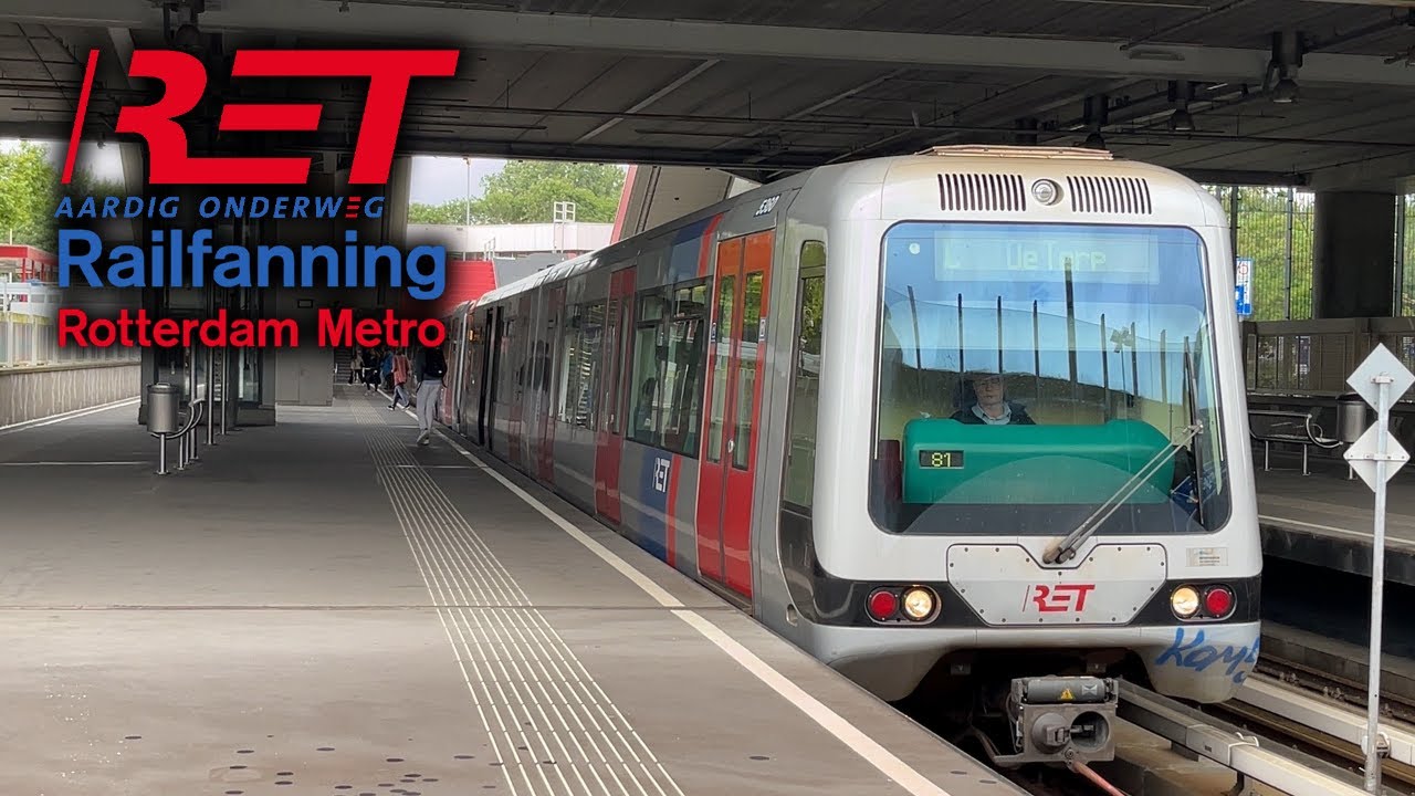 Railfanning Rotterdam Metro and Trams