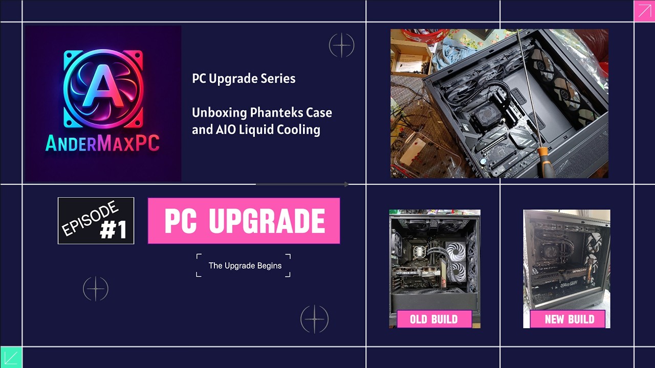 Obudowa Phanteks G400A + rozpakowanie komputera AIO Glacier M25 Gen2 | Seria ulepszeń komputer&oacute;w ...