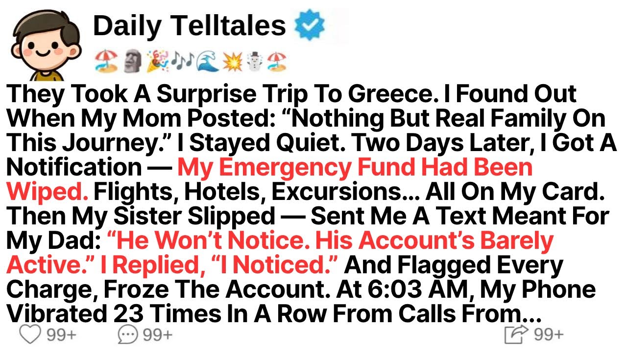 They Took A Surprise Trip To Greece. I Found Out When My Mom Posted: “Nothing But Real Family On