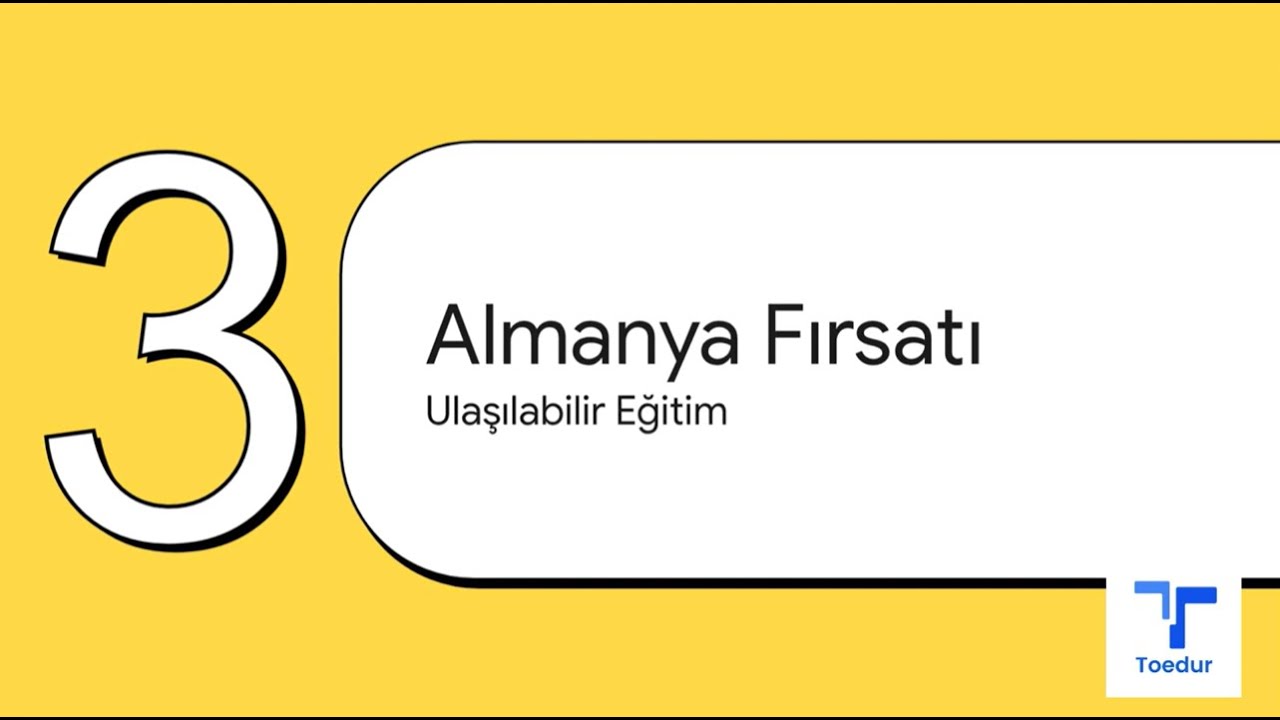 Bölüm 3: Ebeveynler icin Almanya Rehberi Aileye Özel Video