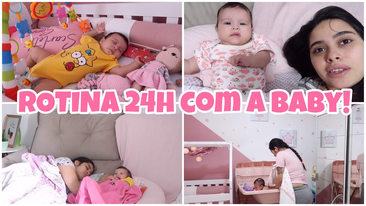 SER MÃE CANSA! 😰 ROTINA 24H COM UMA BEBÊ DE 3 MESES! ELA JÁ DORME NO BERÇO! | Lidiane Pícculi