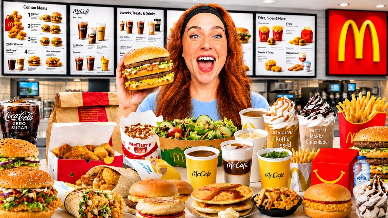 HELE MCDONALD'S MENU ETEN IN 24 UUR