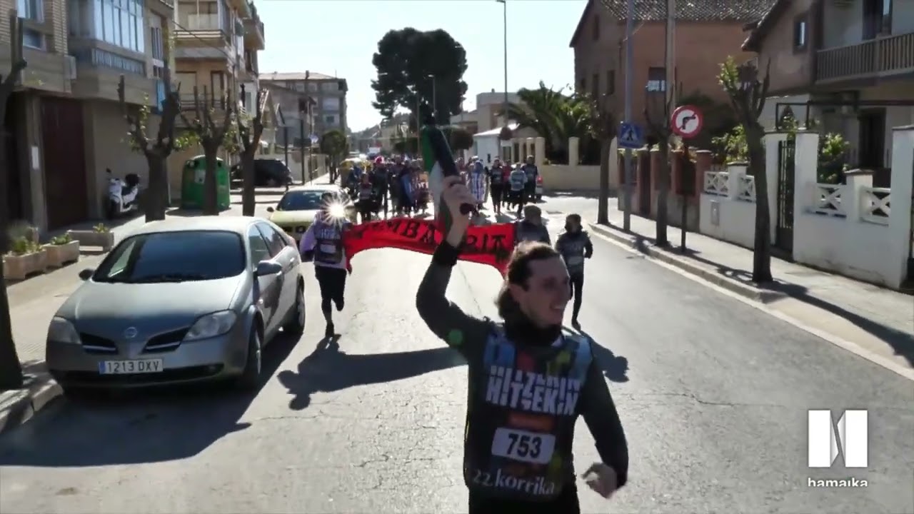 Korrika en Corella. Korrika 22 Korellan