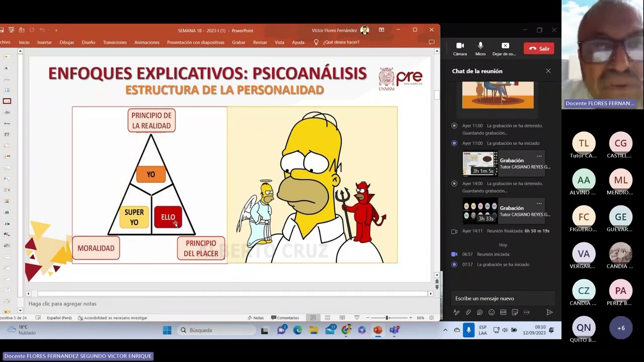 Psicología- Semana 18 - Pre San Marcos Ciclo 2023-I