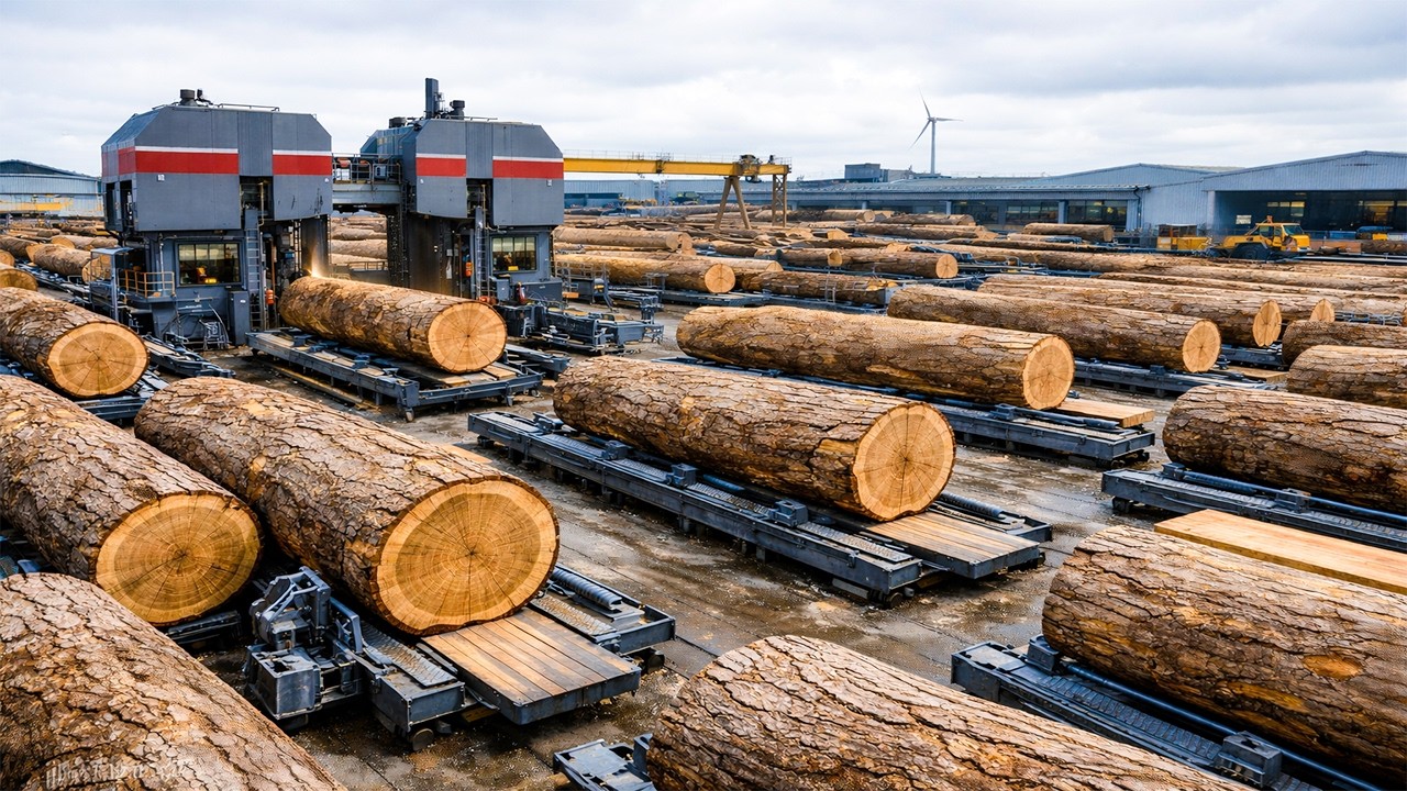 Inside the Largest Wood Sawmill Factory &ndash; How Plywood Is Made From Logs to Table (Full Process)