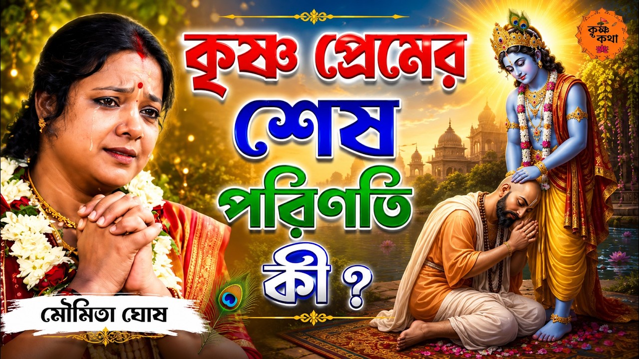 কৃষ্ণ প্রেমের শেষ পরিণতি কী? [শুনুন মমিতা ঘোষ কীর্তন 2026] moumita ghosh new kirtan 2026 ।